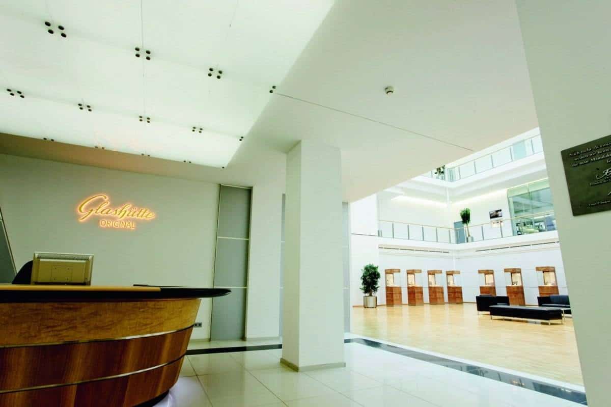 Entrance to the Glashütte Original manufacture