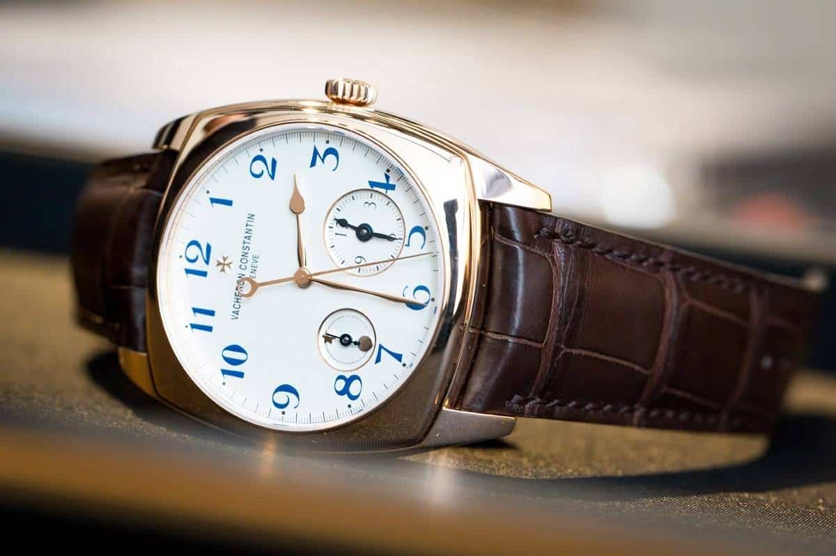 Vacheron Constantin Harmony Dual Time watch in pink gold