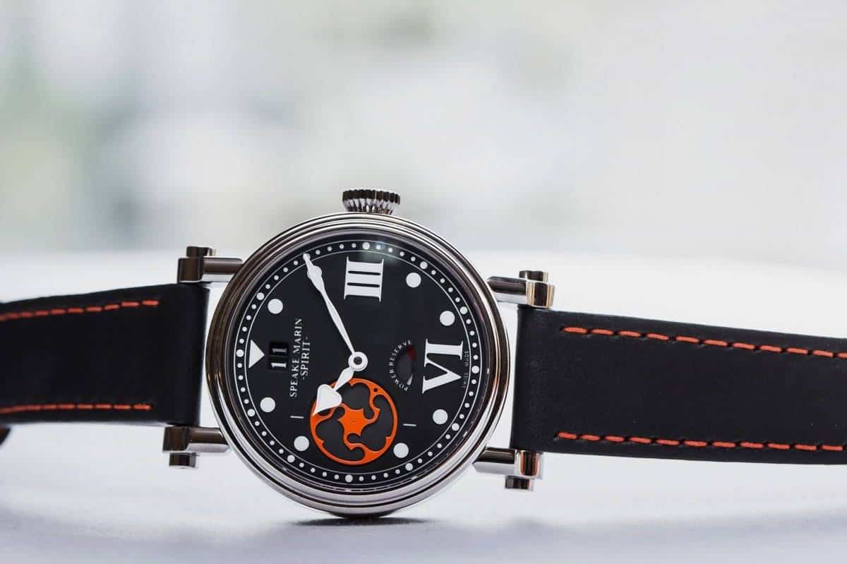 Peter Speake-Marin Wing Commander 42MM Titanium Orange Watch Harrods