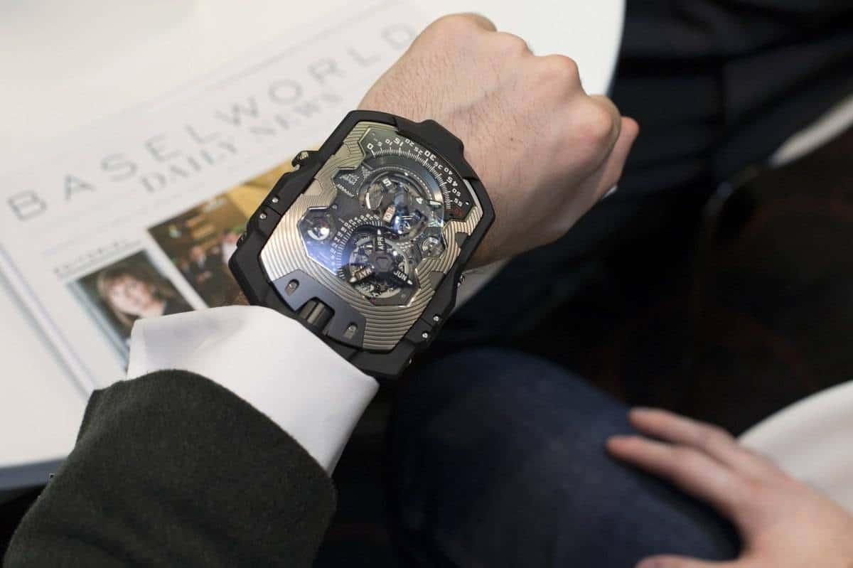 Urwerk UR-1001 Titan Watches