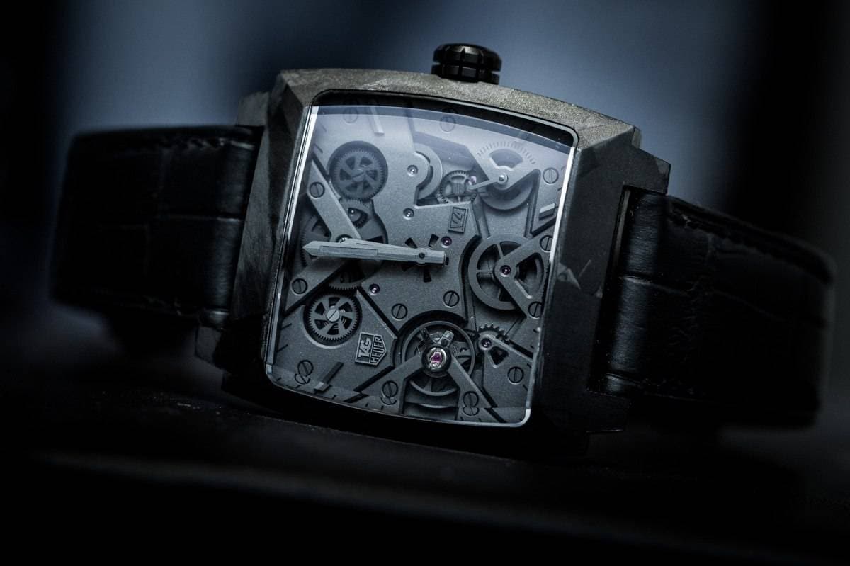 Tag Heuer Monaco V4 Phantom Watch Baselwolrd 2015 Front