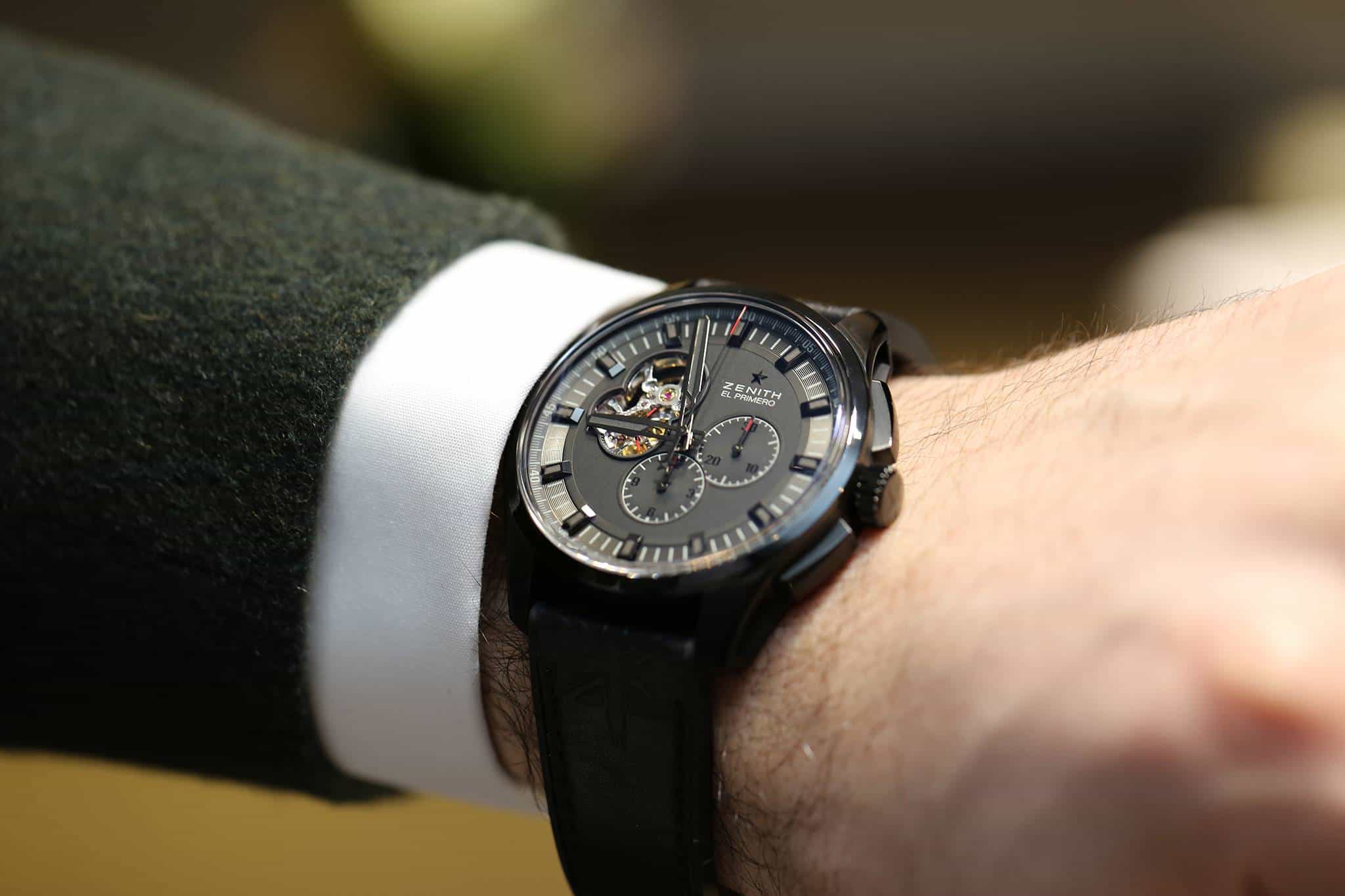 Zenith El Primero Chronomaster 1969 Tribute To The Rolling Stones Watch 2015 Wrist Shot