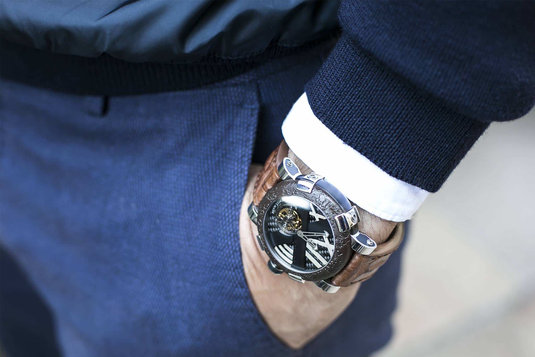 Santa Laura Watch Collector Interview Romain Jerome Wrist Shot Two