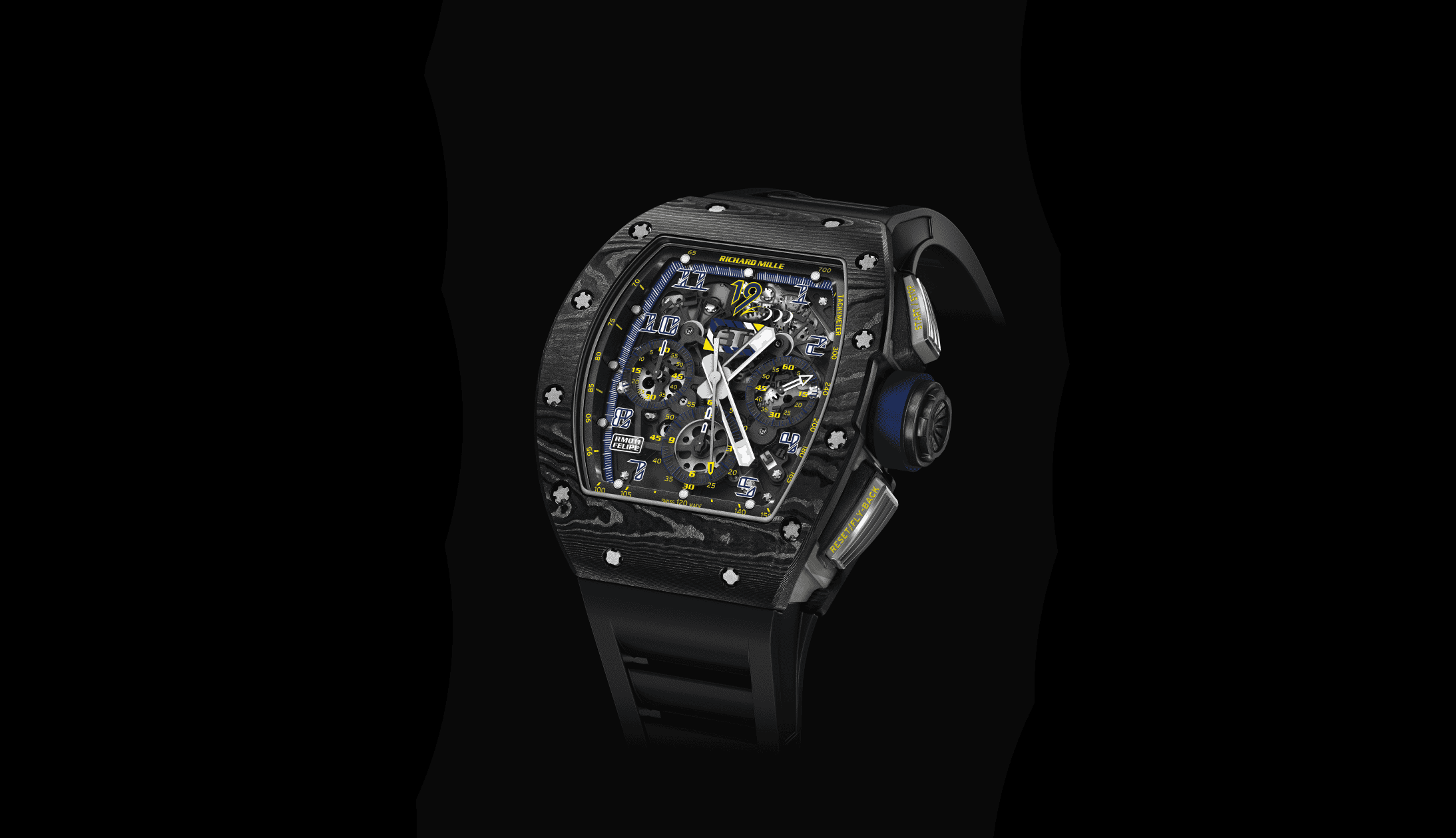 Richard Mille Felipe Massa Limited Edition RM 11 10 Anniversary Watch Front