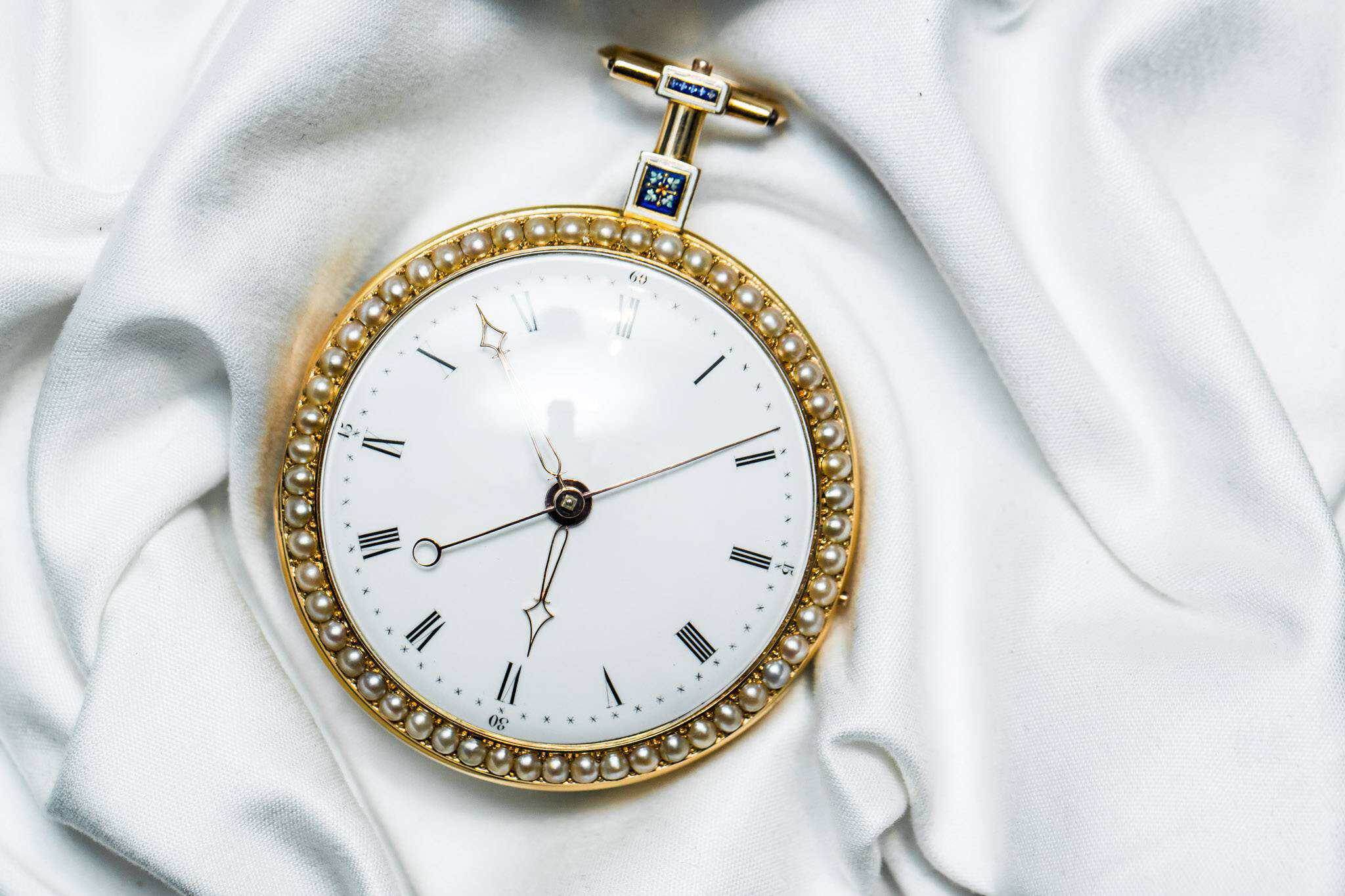 Pierre Jaquet-Droz Pocket Watch Deadbeat Seconds Front