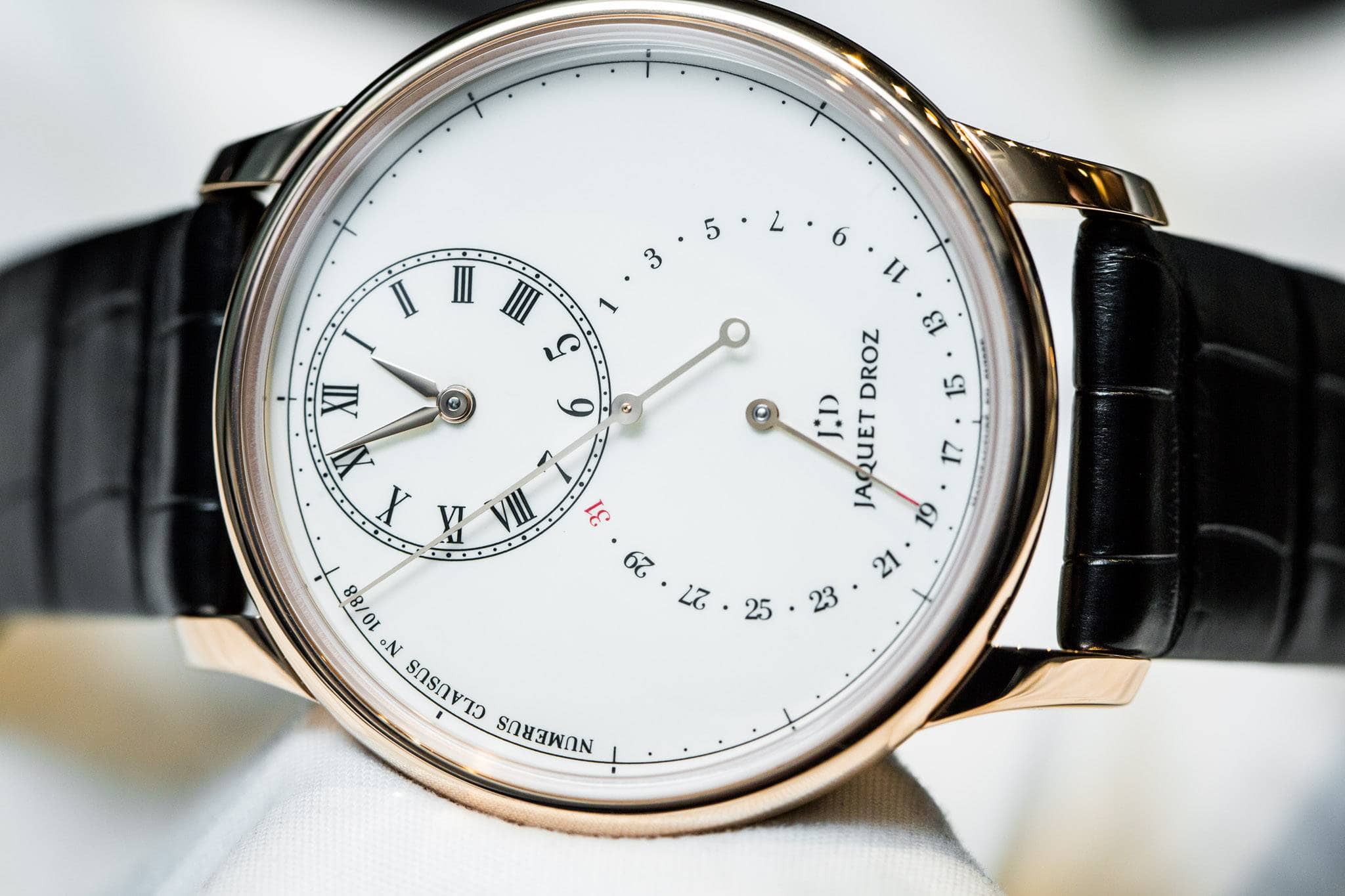 Jaquet Droz Grande Seconde Deadbeat Watch Baselworld 2015 Front