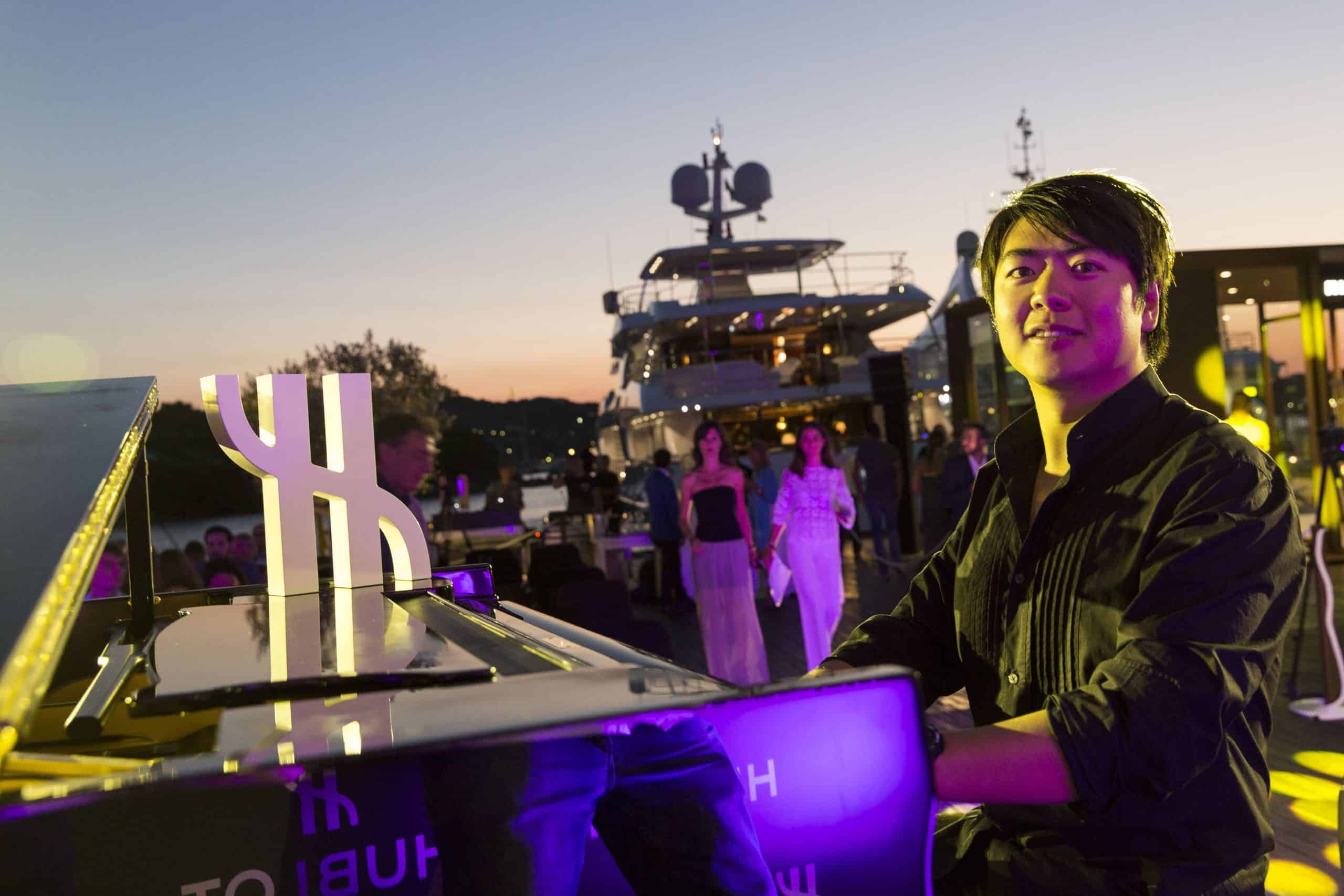 Lang Lang private concert at Harrods Deluxe Village in Porto Cervo