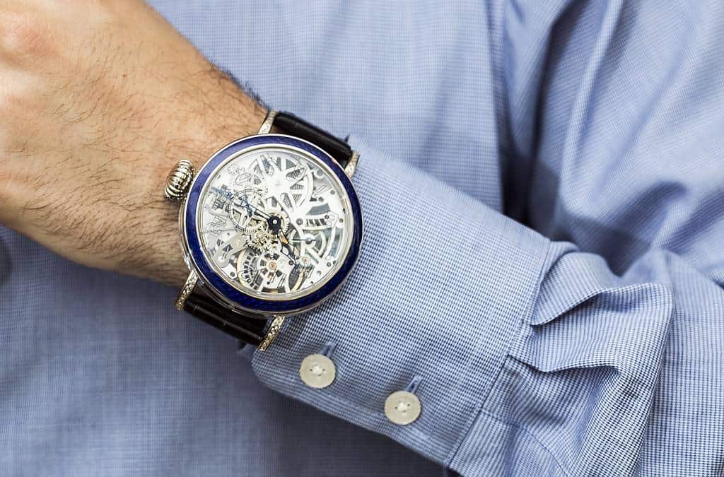 Zenith Pilot Type 20 Skeleton Watch Wrist 2015