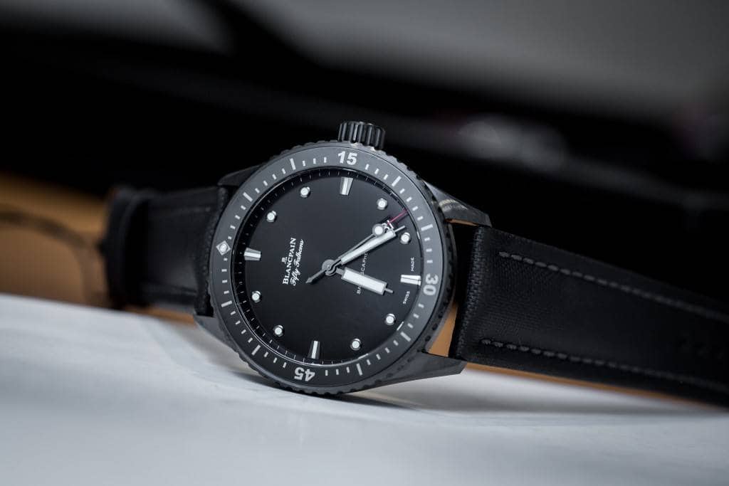 Blancpain Fifty Fathoms Bathyscaphe Watch In Ceramic