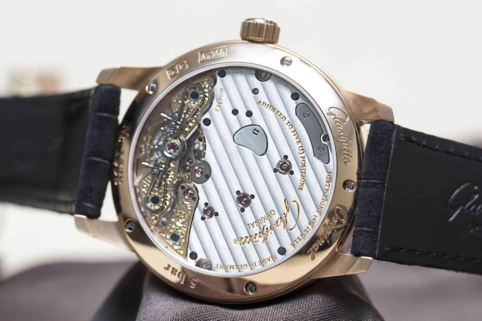 Glashütte Original PanoReserve Black Watch 2015 Back