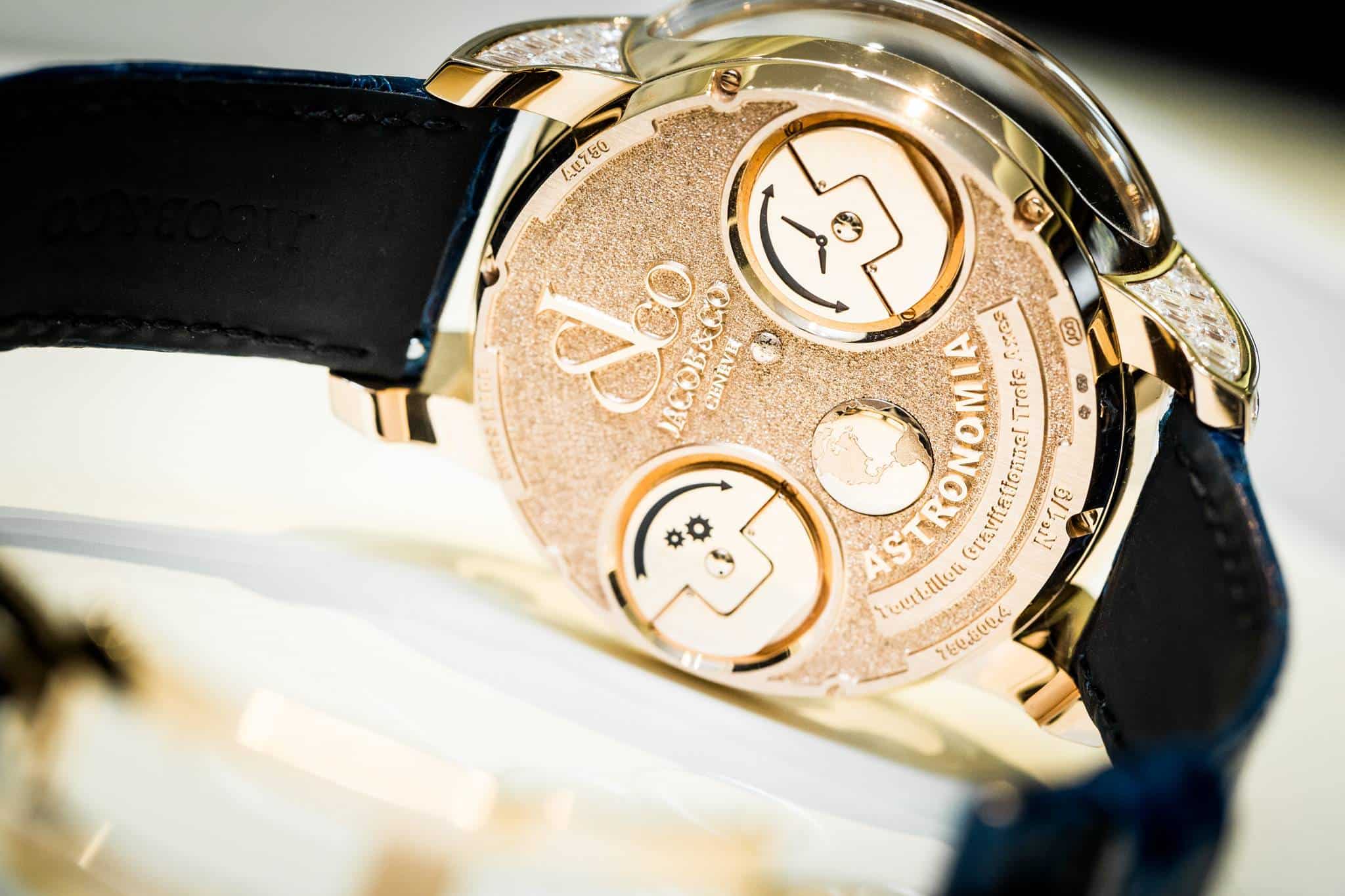 Jacob & Co Astronomia Tourbillon Baguette Watch Baselworld 2015 Back