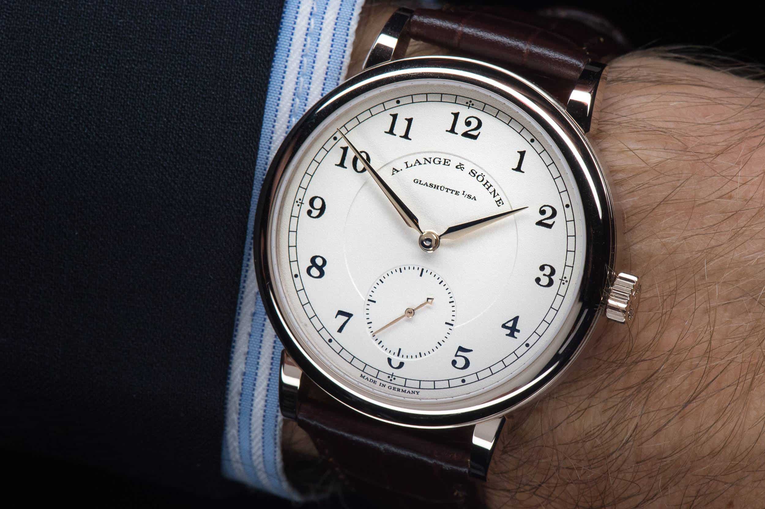 A. Lange & Söhne 1815 Anniversary Of F.A. Lange In Honey Gold Watches & Wonders 2015 Side Wristshot