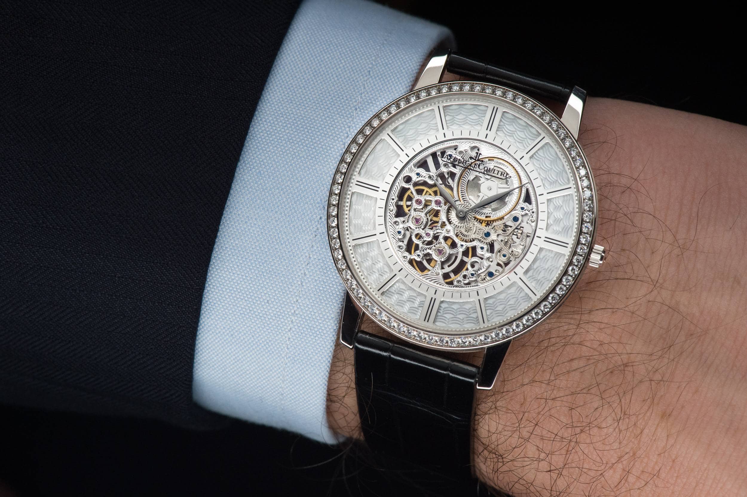 Jaeger-LeCoultre Master Ultra Thin Squelette Watch Wrist