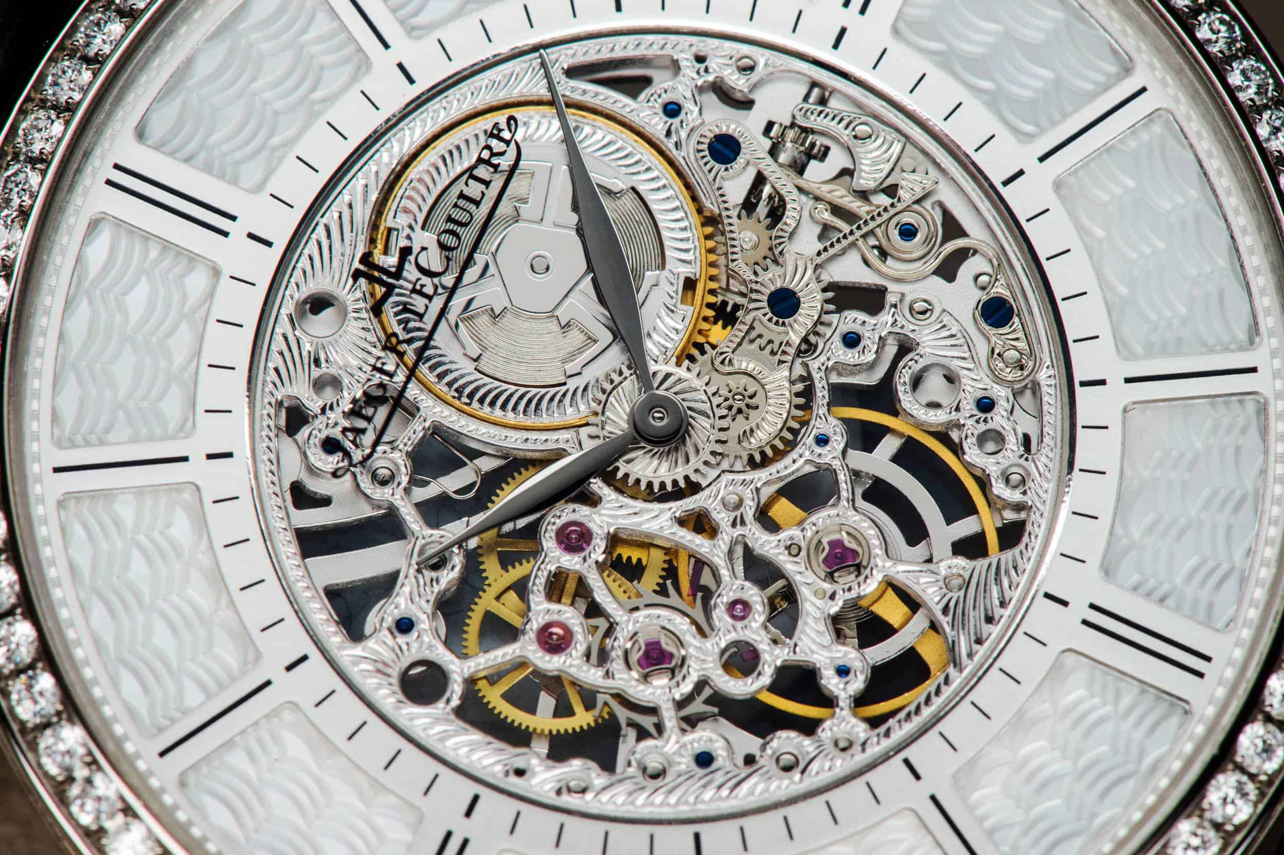 Jaeger-LeCoultre Master Ultra Thin Squelette Watch Front Close Up