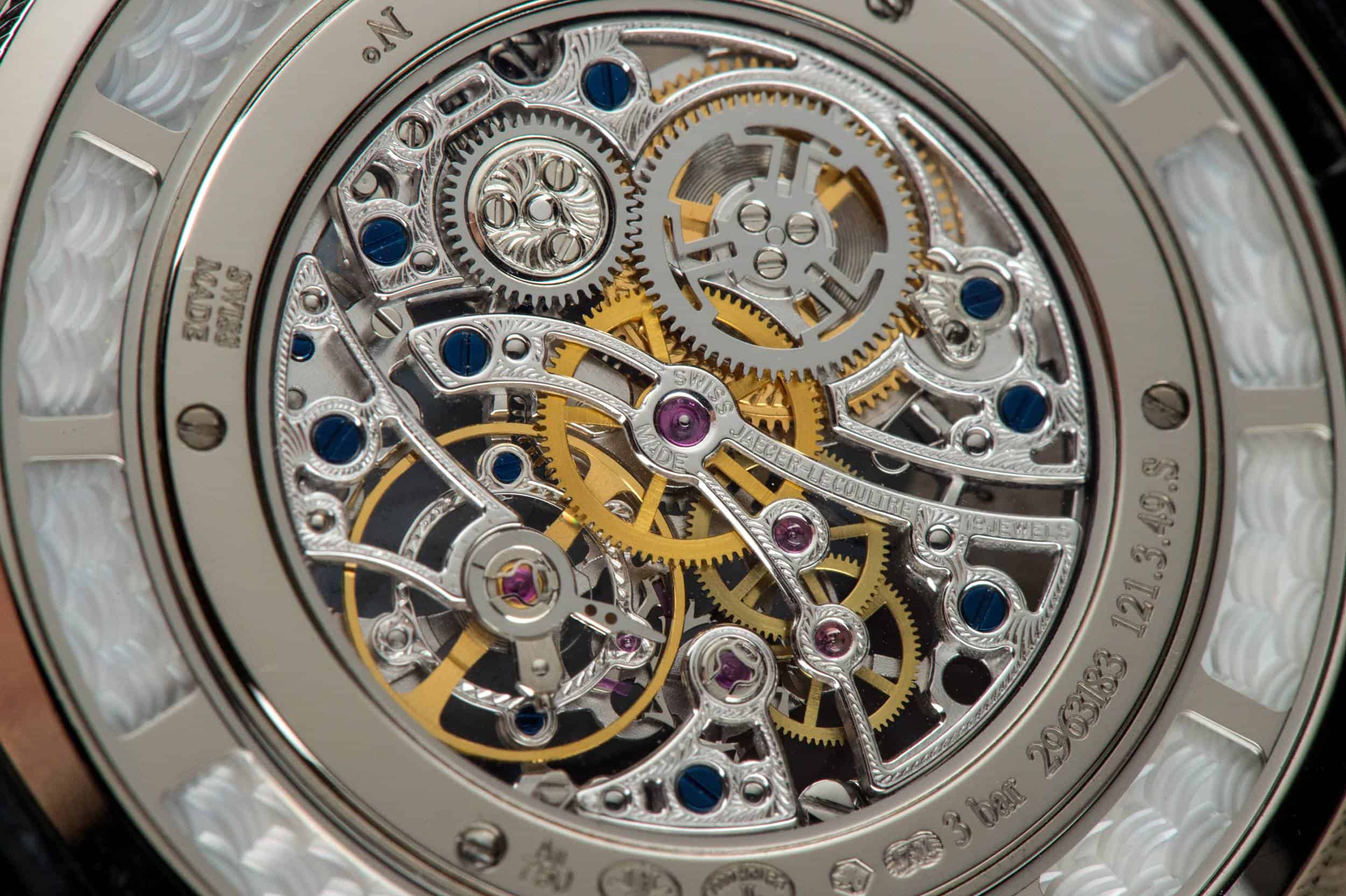 Jaeger-LeCoultre Master Ultra Thin Squelette Watch Back Close Up