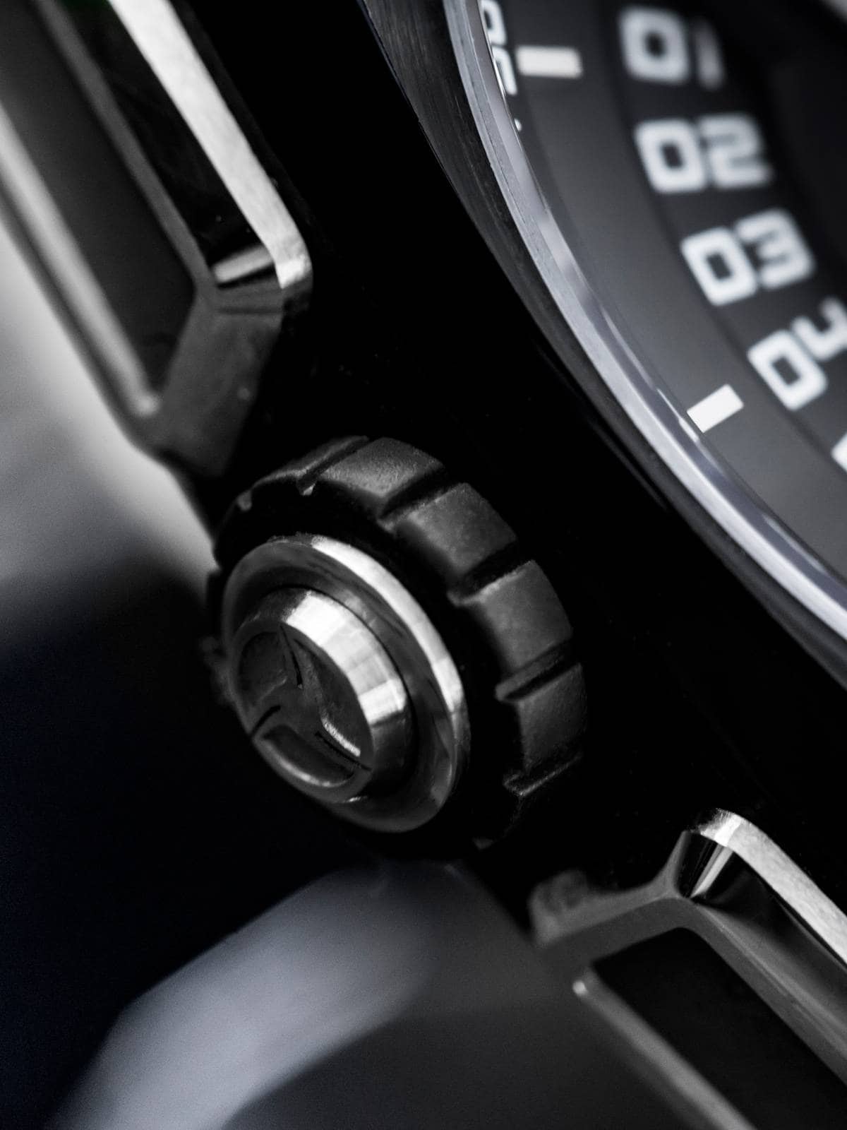 CYRUS Chronograph Watch Crown Details
