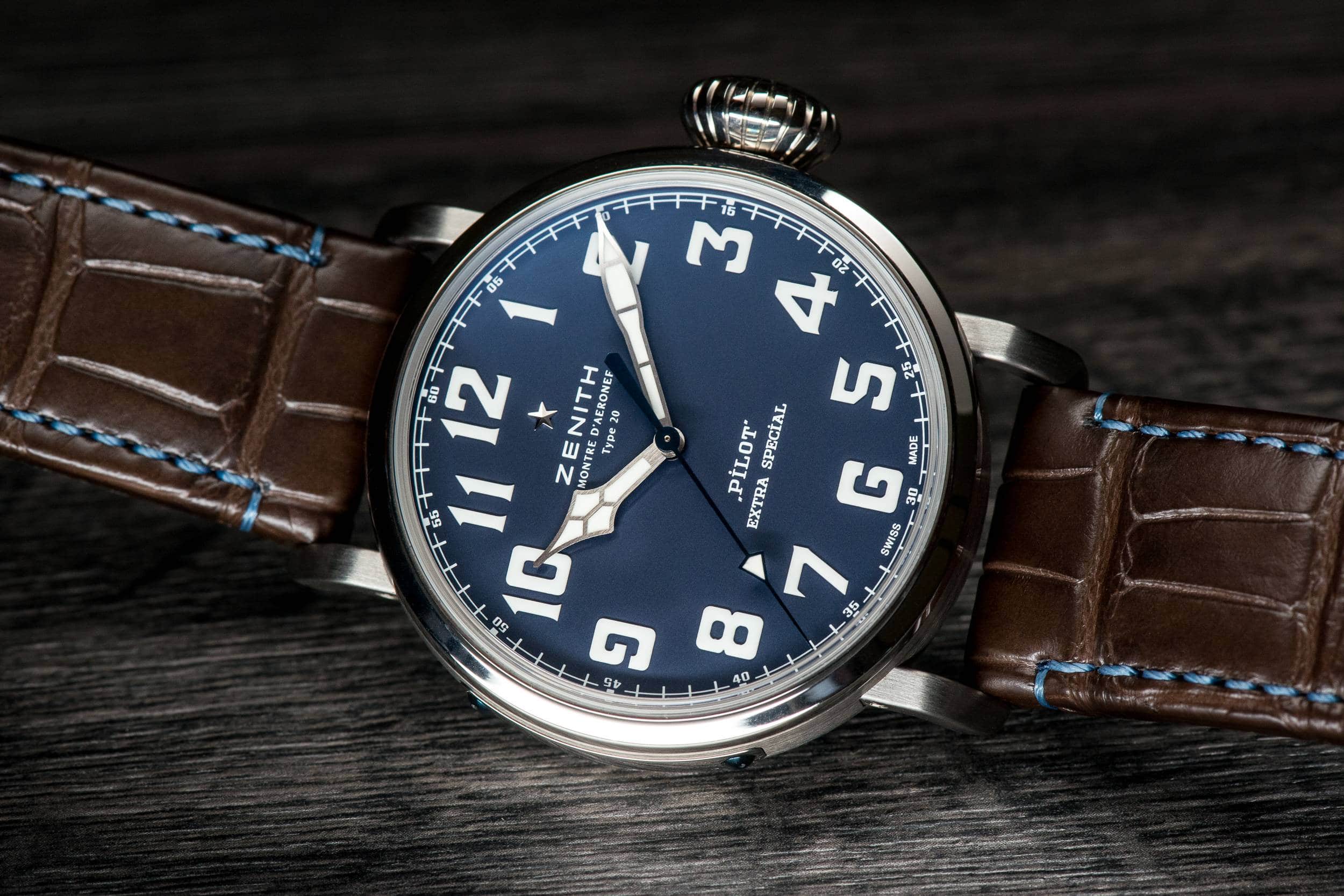 Unique Zenith Pilot Extra Special Made For The Watch Gallery Front