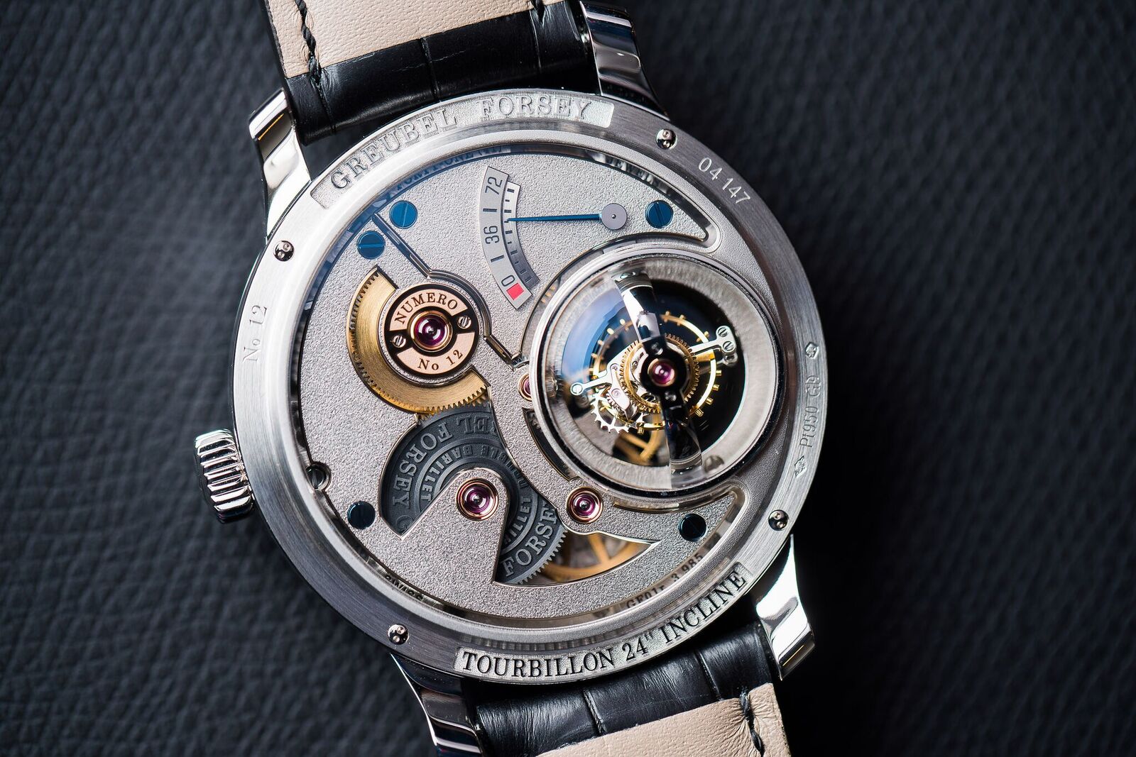 Caseback of the Greubel Forsey 24 Secondes Vision Platinum