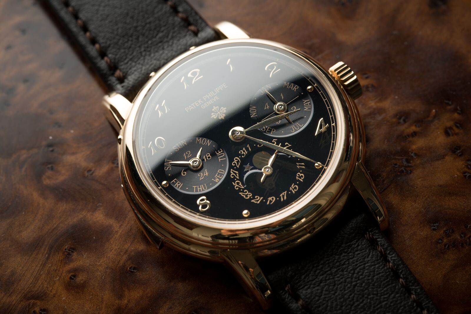 Patek Philippe 3974 Black Dial with Breguet Numerals
