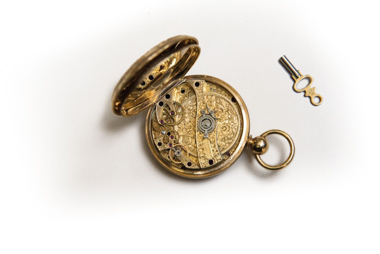 1920's Bovet pocket watch with 370 day power reserve