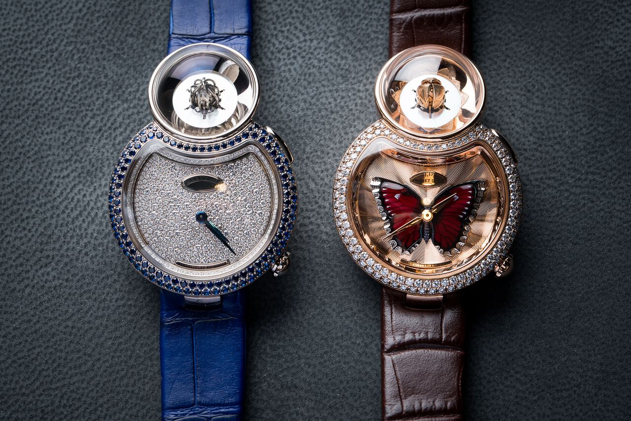 Different materials and decorations change the look of the watch completely. 