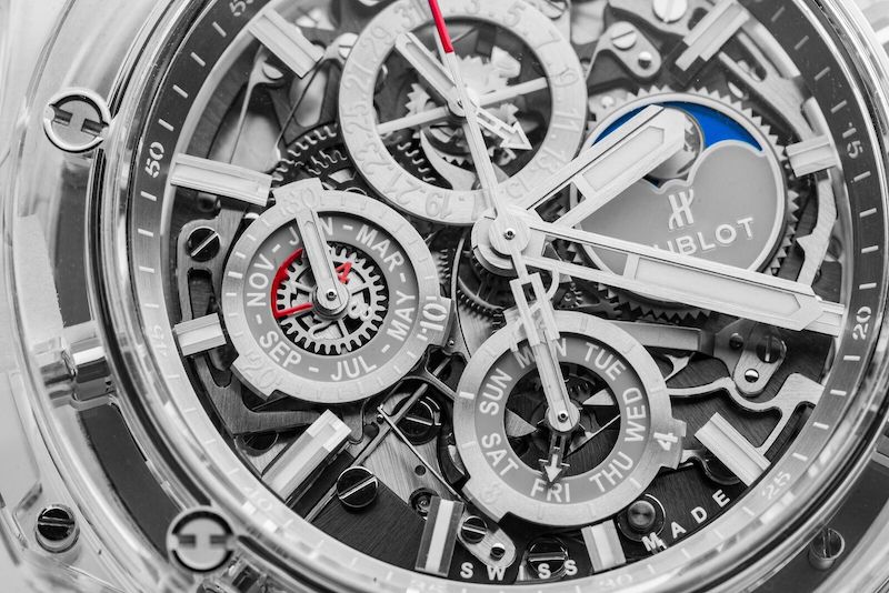 Hublot Big Bang Perpetual Calendar Sapphire detail