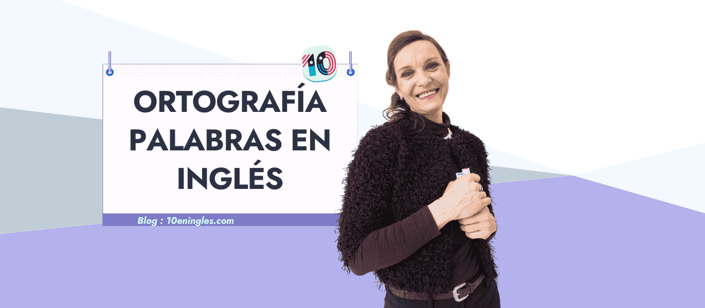 Mujer sonriente con consejos para mejorar la ortografía en inglés