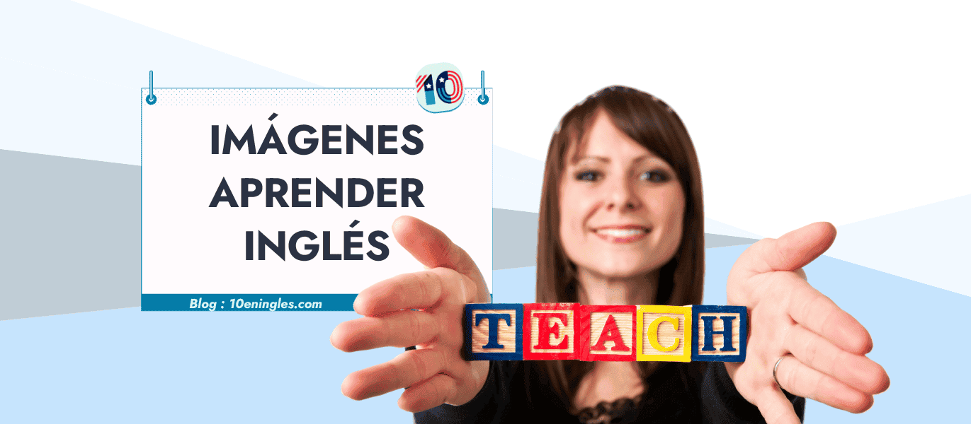 Mujer sonriendo y mostrando bloques de letras que forman la palabra "TEACH" (enseñar).