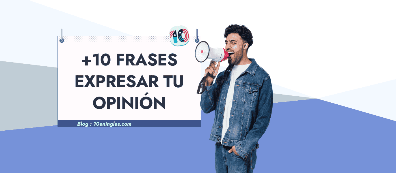 Hombre joven usando un megáfono, concepto de expresar opiniones.