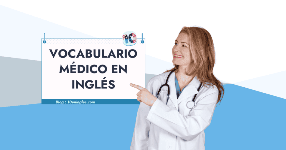 Doctora presentando el tema del vocabulario médico en inglés