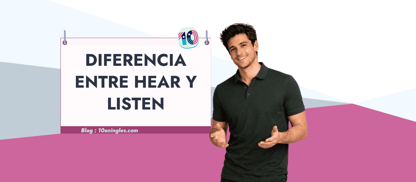 Portada del artículo sobre la diferencia entre hear y listen en inglés