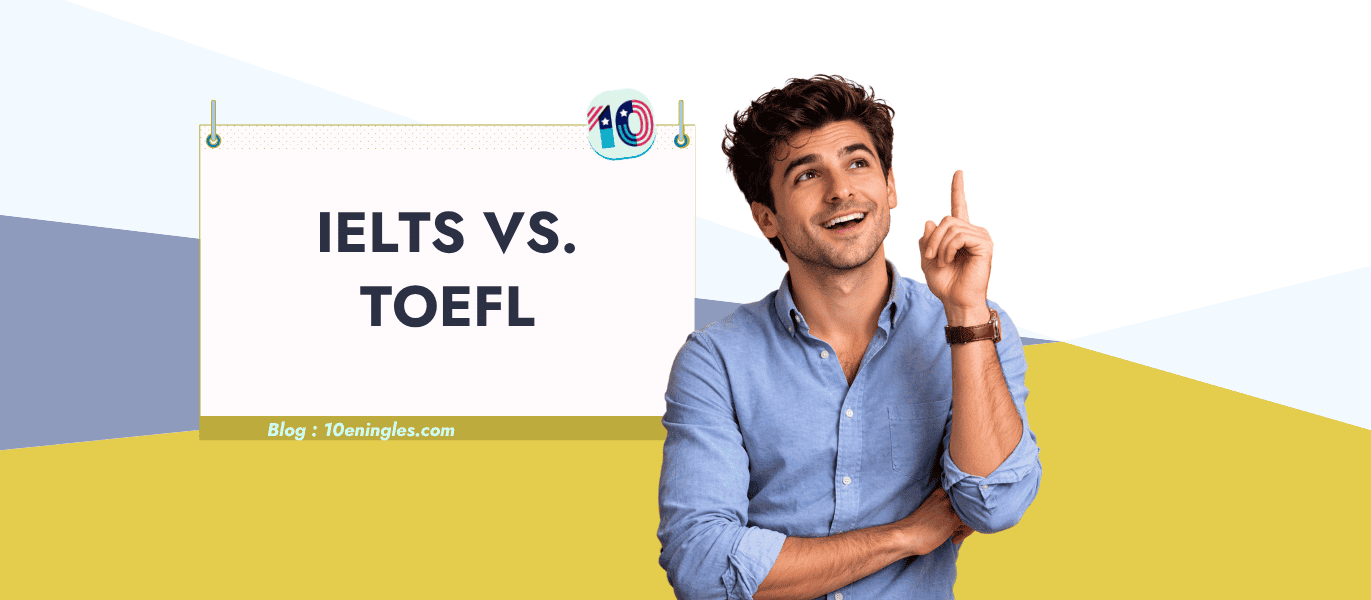 Estudiante pensando qué examen internacional de inglés elegir: IELTS o TOEFL.