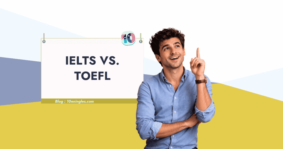 Estudiante pensando qué examen internacional de inglés elegir: IELTS o TOEFL.