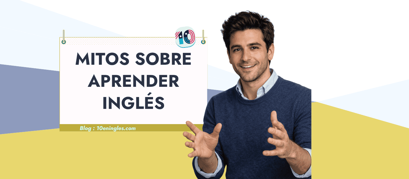 Aleks Luka explicando los mitos sobre aprender inglés en 10eningles