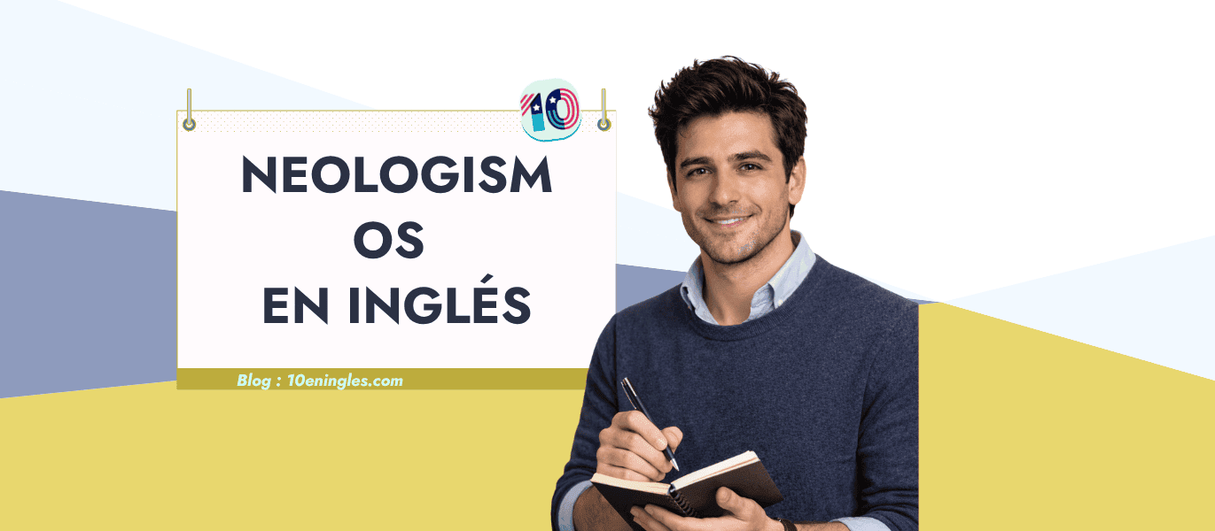 Profesor Aleks Luka enseñando neologismos en inglés y palabras nuevas