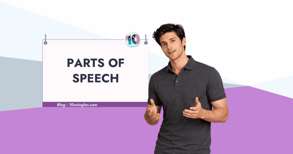 Profesor explicando las partes de la oración en inglés (parts of speech) para mejorar tu gramática.