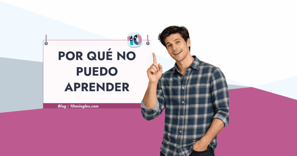 Profesor frente a un libro, representando el problema de por qué no puedo aprender inglés