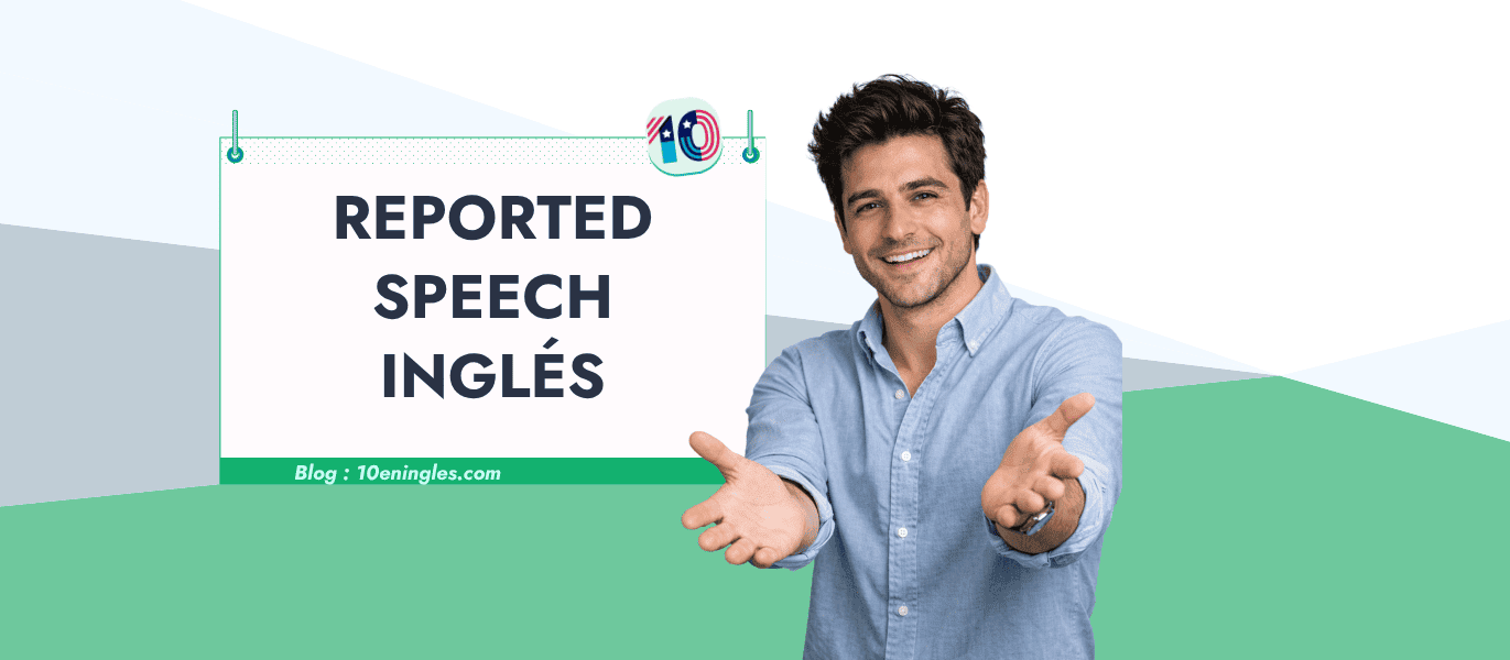 Ilustración conceptual de portada para el reported speech en inglés