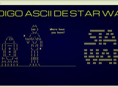 código ASCII de Star Wars en tu Windows, Linux o Mac