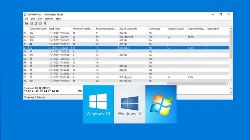 WifiInfoView Programa Wifi Windows
