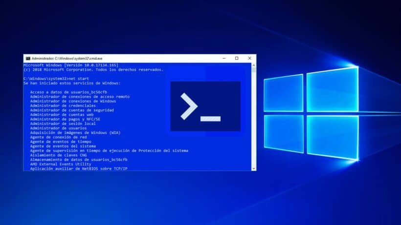 Cómo detener e iniciar un servicio de Windows con el CMD
