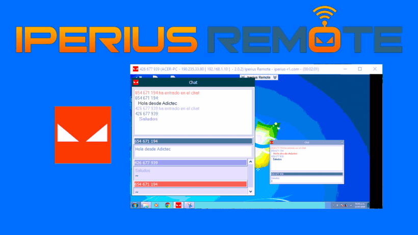 Iperius Remote Software de control remoto para PC