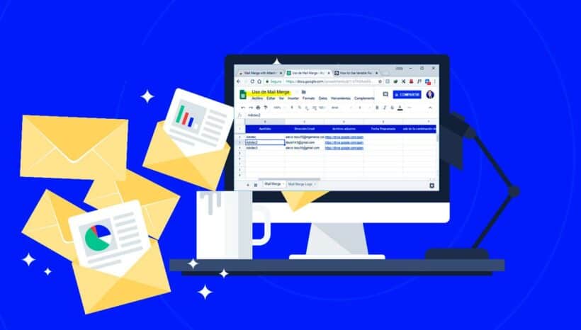 Enviar correos masivos personalizados GMail con Mail Merge