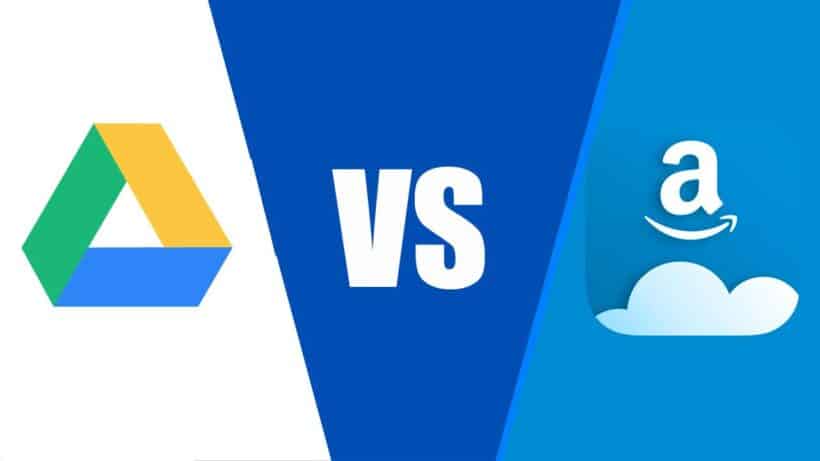 Google Drive vs Amazon Drive Comparación