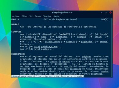 man pages o páginas de manual en Linux