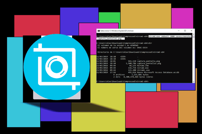 Tomar capturas de pantalla con CMD en Windows