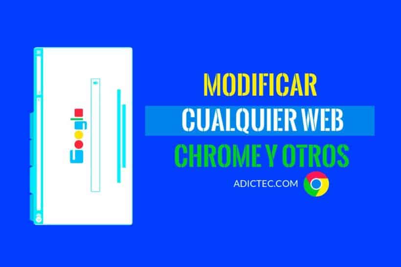 Editar cualquier página web en Chrome