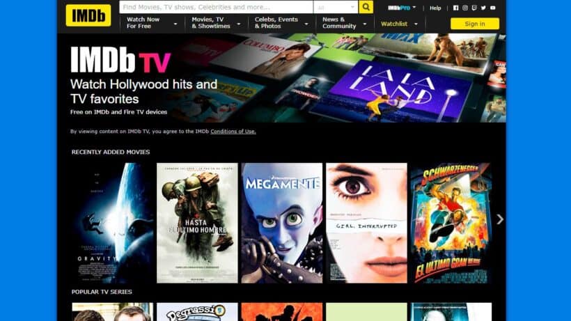 Todo lo que debes saber sobre IMDb TV