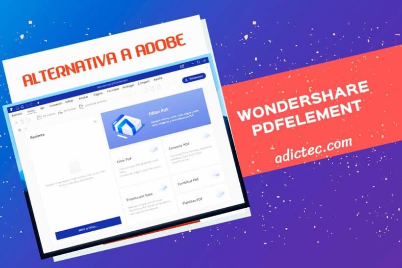 Wondershare PDFelement es mejor alternativa a Adobe Acrobat DC