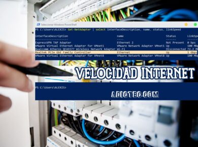 Determinar velocidad de conexión Wi Fi y Ethernet Windows 10